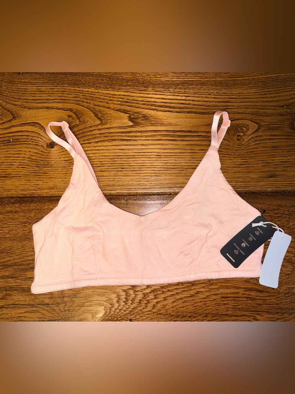 BAMBOO Pale Pink Seamless Bralette